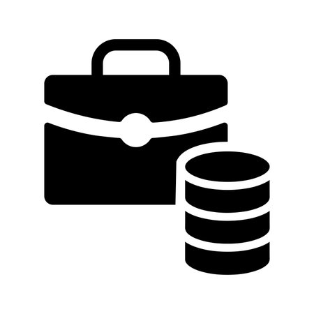 Business Data icon. Commercial use, printed files and presentations, Promotional Materials, web or any type of design project.のイラスト素材
