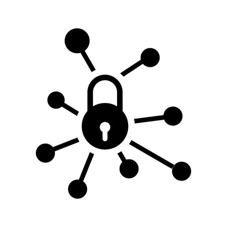 Cyber Security Icon. Commercial use, printed files and presentations, Promotional Materials, web or any type of design project.のイラスト素材