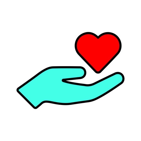 Drawn, hand Love icon - Perfect use for print media, web, stock images, commercial use or any kind of design project.のイラスト素材