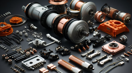 Fabrication Components . A high quality image making by generative ai.の素材