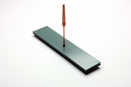 Gsm Antenna on white background. A high quality image making by generative ai.の素材