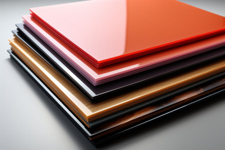 Plastic Laminates. A high quality image making by generative ai.の素材