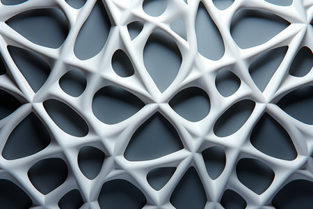 Plastic Lattice. A high quality image making by generative ai.の素材