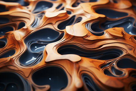 Wood Shapes. A high quality image making by generative ai.の素材