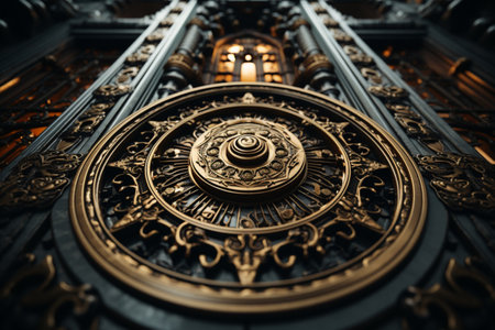 Door Grilles. A high quality image making by generative ai.の素材
