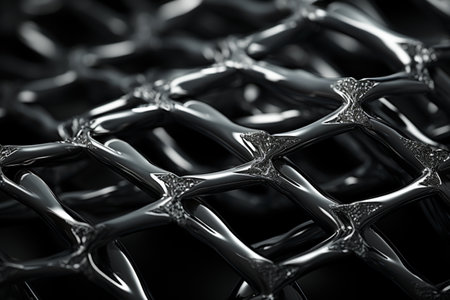 Diamond Wire Mesh. A high quality image making by generative ai.の素材