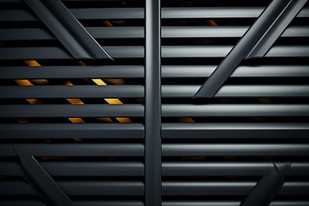 Grilles. A high quality image making by generative ai.の素材