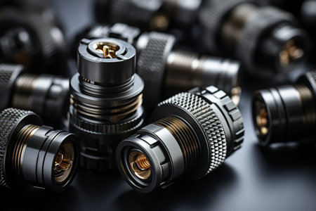 Bnc Connectors. A high quality image making by generative ai.の素材