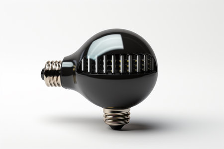 Led Lamp Accessories on white background. A high quality image making by generative ai.の素材