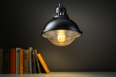 Reading Light. A high quality image making by generative ai.の素材