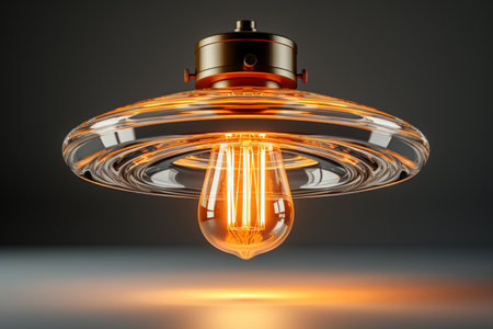 Used Ceiling Light. A high quality image making by generative ai.の素材