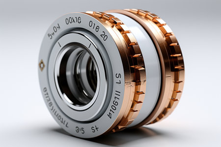 Lpg Cylinder Adapter on white background. A high quality image making by generative ai.の素材