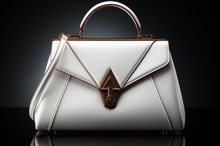 Paper Handbag. A high quality image making by generative ai.の素材