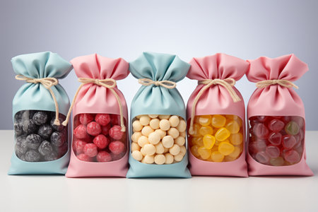 Sweet Bags. A high quality image making by generative ai.の素材