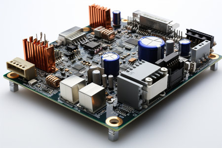 Digital Output Module. A high quality image making by generative ai.の素材