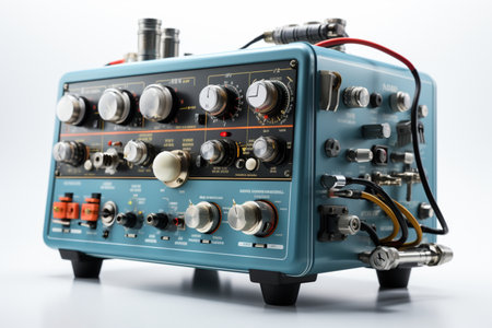 Telecommunications Test Equipment. A high quality image making by generative ai.の素材