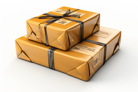 Parcel Booking Service. A high quality image making by generative ai.の素材