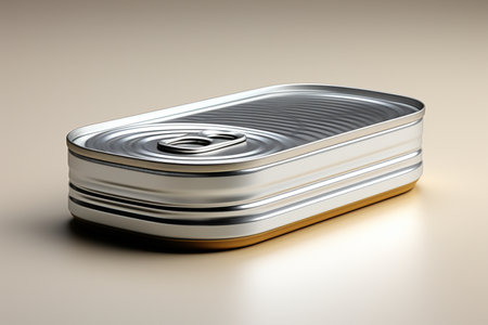 Can Lid on white background. A high quality image making by generative ai.の素材