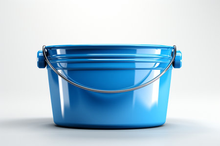 Fertilizer Bucket on white background. A high quality image making by generative ai.の素材