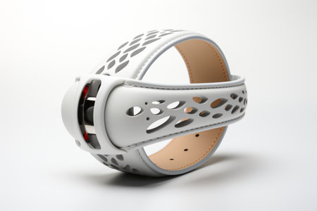 Heating Belt on white background. A high quality image making by generative ai.の素材