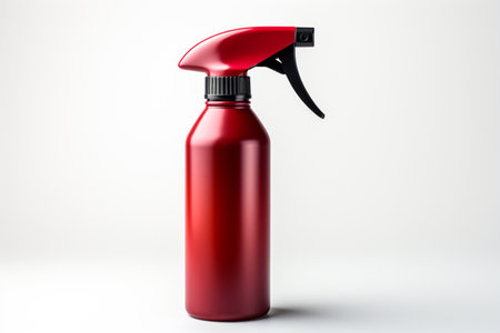 Trigger Spray Bottle on white background. A high quality image making by generative ai.の素材