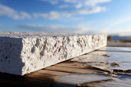 Cement Board. A high quality image making by generative ai.の素材