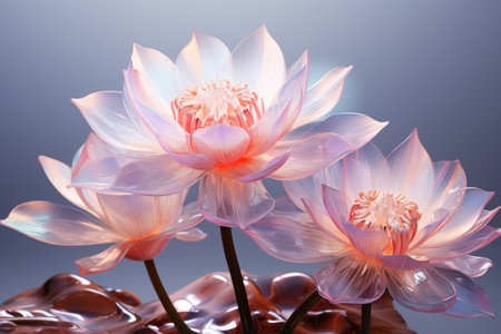 Lotus Polycarbonate Sheet. A high quality image making by generative ai.の素材