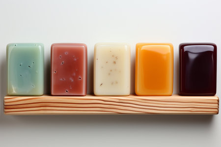 Soap Shelves. A high quality image making by generative ai.の素材