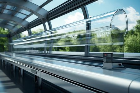 Retractable Roof System. A high quality image making by generative ai.の素材