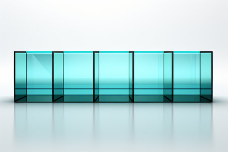 Tempered Glass Door. A high quality image making by generative ai.の素材