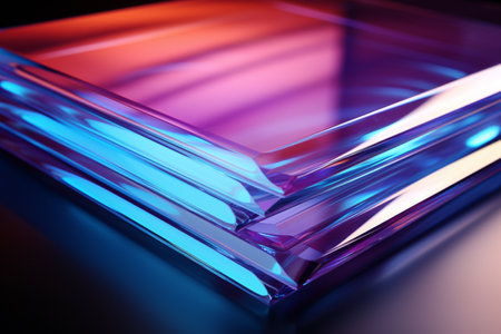 Uv Polycarbonate Sheet. A high quality image making by generative ai.の素材