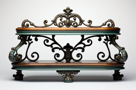 Iron Shelf. A high quality image making by generative ai.の素材