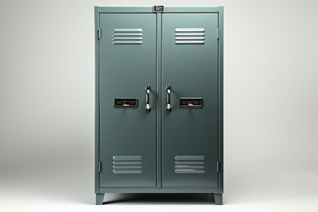 Steel Almirah. A high quality image making by generative ai.の素材