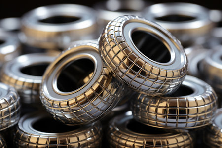 Aluminum Crafts. A high quality image making by generative ai.の素材