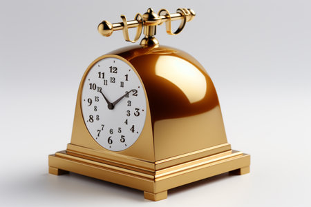 Brass Calendar. A high quality image making by generative ai.の素材