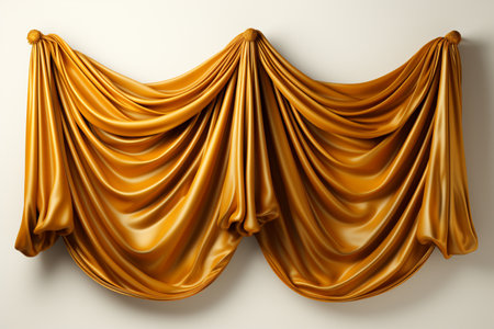 Ready Made Curtain. A high quality image making by generative ai.の素材