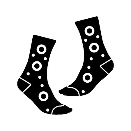 Blue socks with light Icon. Beautiful design and fully editable vector for commercial use, printed files and presentations, Promotional Materials, web or any type of design project.のイラスト素材