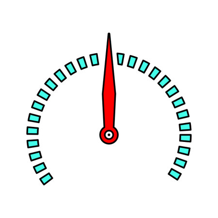 Gauge, measurer, meter icon - Well organized design using in commercial purposes, print media, web or any type of design projects.のイラスト素材