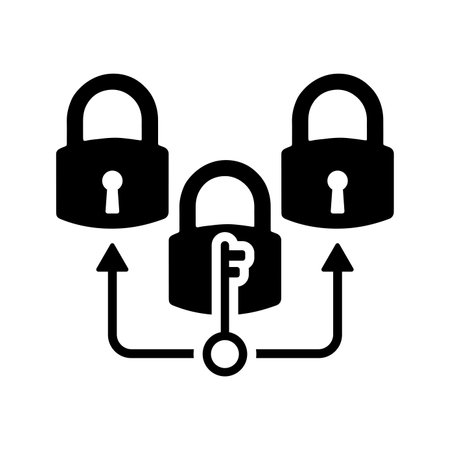 Lock, Strict security icon is use in designing and developing websites, commercial, print media, web or any type of design project.のイラスト素材