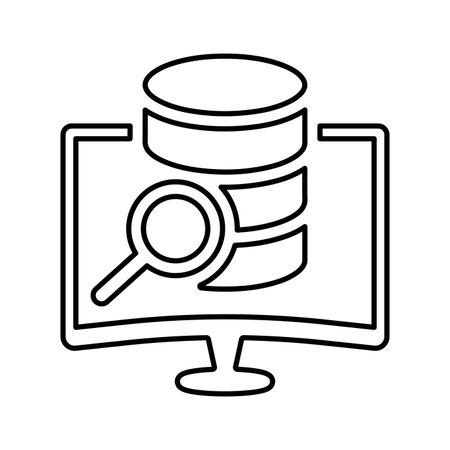 Data, analysis, summary icon. Simple vector illustration for web, print files, graphic or commercial purposes.のイラスト素材