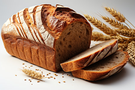 Brown Bread. A high quality Ai Generated image.の素材