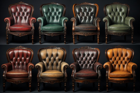 Chair Frames. A high quality Ai Generated image.の素材