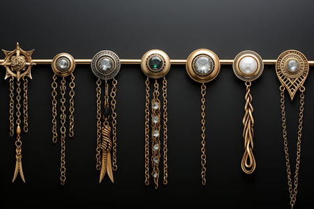 Belly Chains. A high quality image created with Generative Aiの素材