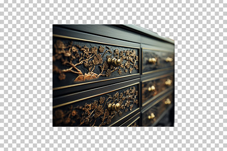 Furniture Hardware on transparent background. A high quality beautiful image.の素材