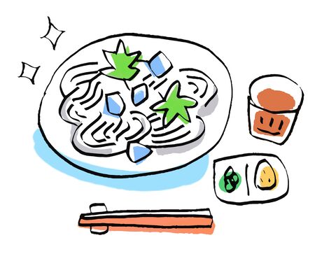 Somen noodlesの写真素材