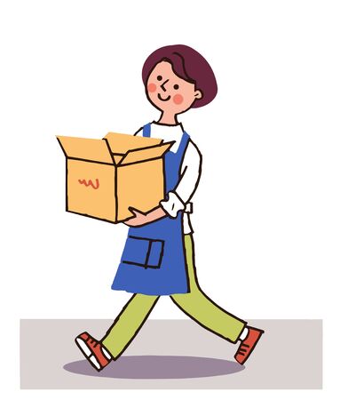 woman carrying a ballの写真素材