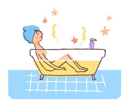 Bath timeの写真素材