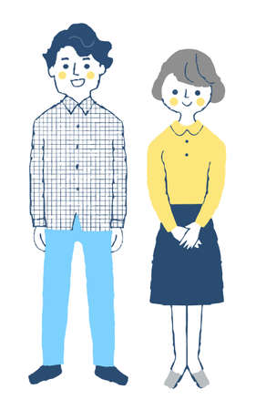 Japanese coupleの写真素材