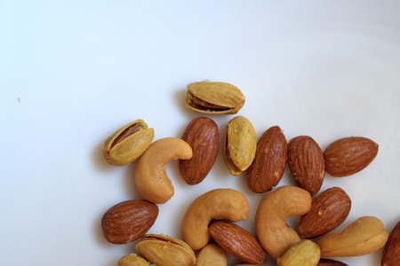 mixed nutsの写真素材