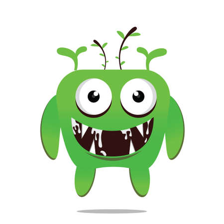 cute illustration monsters design mascot kawaiiのイラスト素材